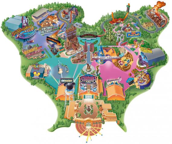 Plan de Disney Land Studios