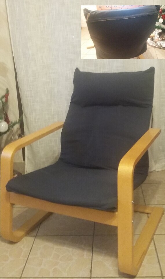 Chaise bascule assise complète refaite
