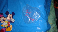 DSC00155 cape plastique bleu mickey-minnie