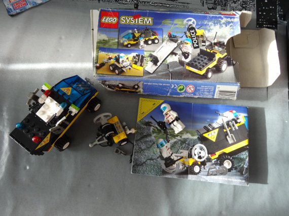 BOITE DE LEGO SYSTEM 6445 + NOTICE boite abimé + jouets