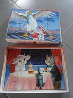 2 puzzles Bernard et bianca avec boite