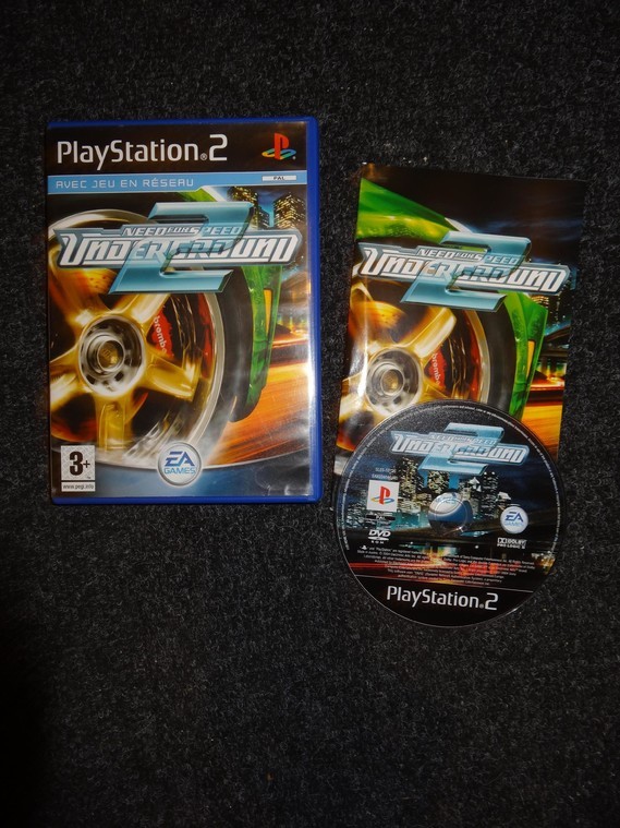 lot de 2 jeux PS2 need for speed