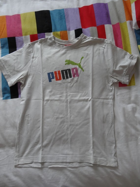 lot 3 tshirts puma taille M : tshirt PUMA blanc taille M be
