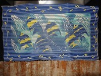 tapis de bain 80 X47 antidérapant TBE motif poisson mer 8euros