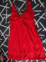 ROBE TUNIQUE ROUGE A BRETELLES BE TAILLE 38/40 8€