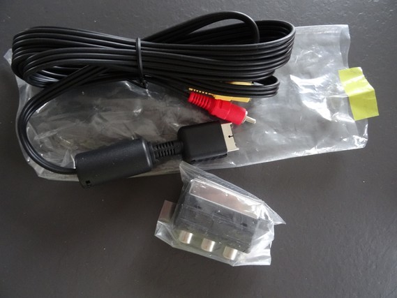 CABLE RCA neuf playstation et adaptateur