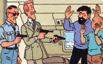 Tintin-handsup