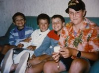 Johnny, Christian, Steeve & moi 16 ans
