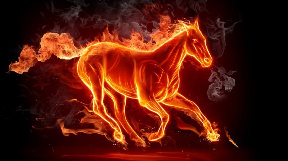 fiery-horse-wallpaper-1366x768