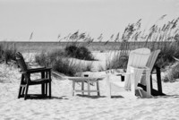 philippe-hugonnard-four-chairs-on-the-beach-florida