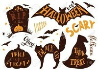 44494583-collection-de-symboles-d-halloween-avec-lettrage-à-la-main-trick-or-treat-horreur-effrayant