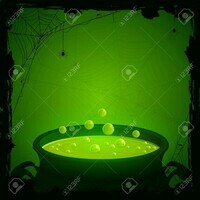 31454308-halloween-fond-sorcières-chaudron-avec-potion-et-araignées-vert-illustration-