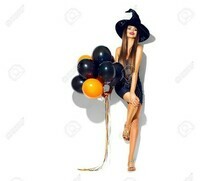 87227604-fille-de-fête-de-halloween-sorcière-sexy-tenant-des-ballons-d-air-noir-et-orange-belle-jeun