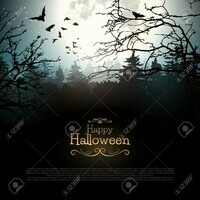 45534360-halloween-forêt-effrayant-avec-des-battes-et-la-pleine-lune