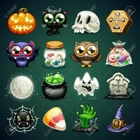 31737868-halloween-cartoon-icons-set