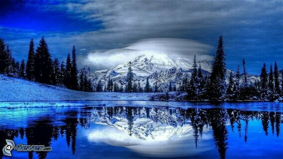 montagne-neige,-paysage-enneige,-lac,-reflexion-218107