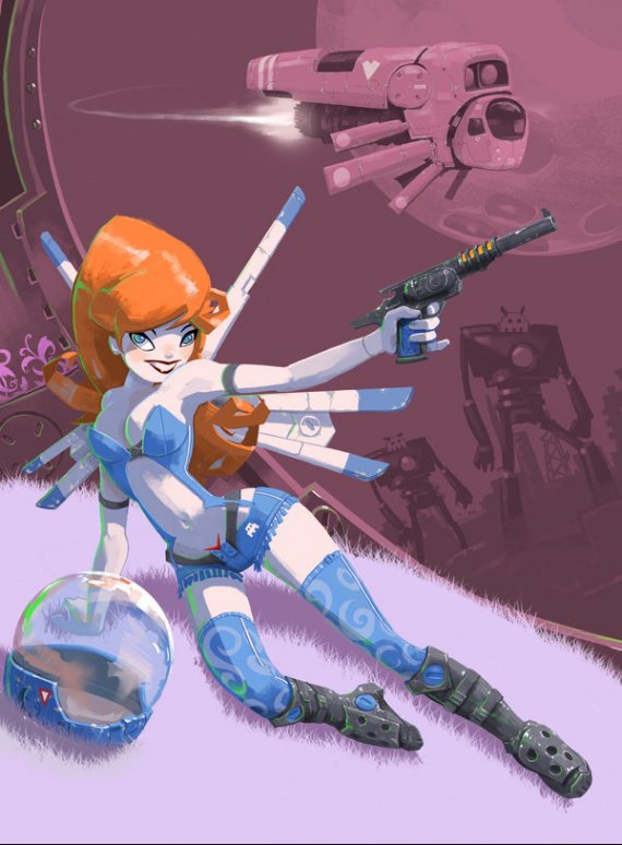 25-space-girl-Barbarella-robots