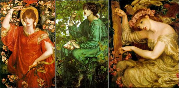Gabriel-Charles-Dante-Rossetti--choix-d-oeuvres
