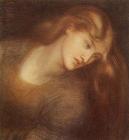 Dante-Gabriel-Rossetti-Aspecta-Medusa-Oil-Painting