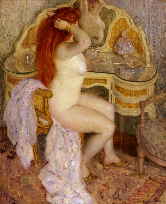 Nude-Seated-at-Her-Dressing-Table-1909-Frederick-Carl-Frieseke