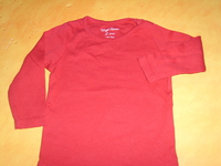 La halle_t-shirt rouge uni 2€ (3 ans)