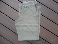 Pantalon lin kaki T40_8€ (2)