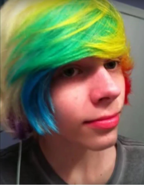 multi colored hair