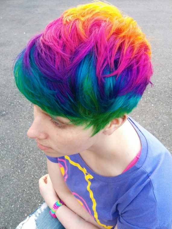 multi-colored hair 1