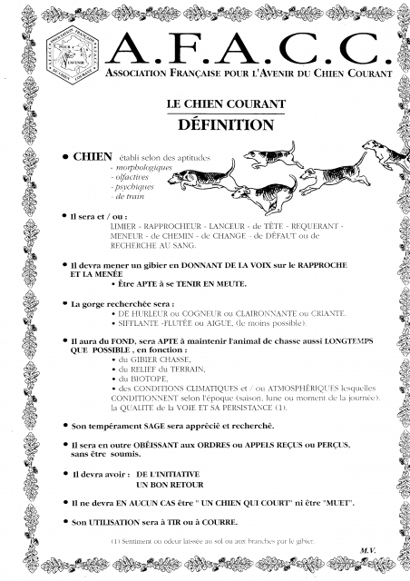 DEFINITION CHIEN COURANT