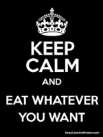 keep calm eat