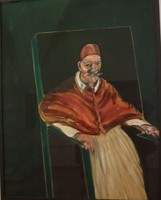 musee vatican Francis Bacon Study for Velasquez Pope II