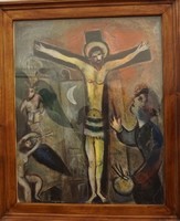 musee vatican Marc Chagall Le Christ et le peintre