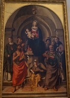 musee vatican Marco Palmezzano Vierge et Enfant Entouré par les Saints