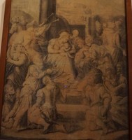 musee vatican Raffaellino del Colle  L'Adoration des Mages carton