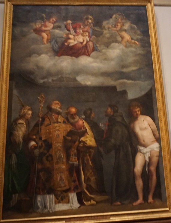 musee vatican Titien La Madonna di S- Niccolo dei Frari
