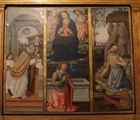 musee vatican Triptyque par Pastura avec la Vierge et Saint Thomas