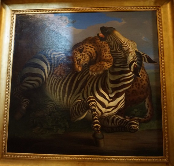 musee vatican Wenzel Peter Zebra Against Leopard