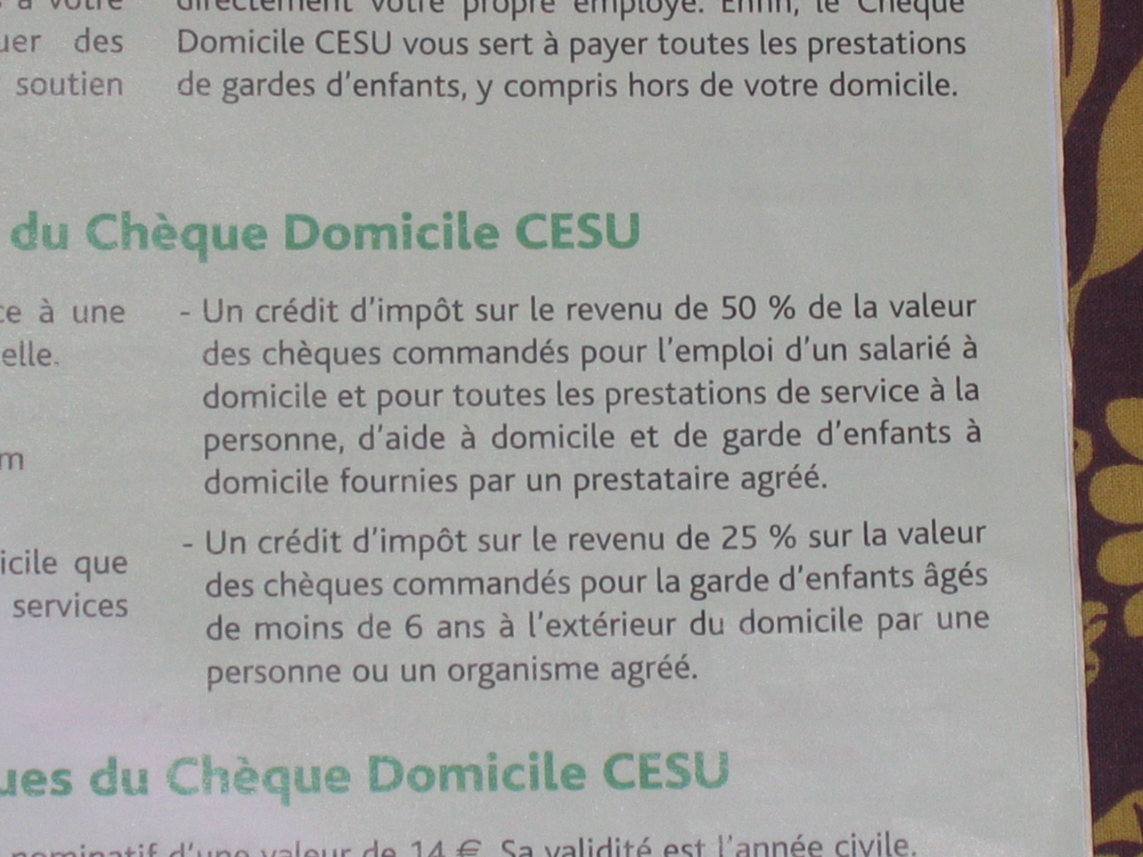 Cesu De Mon Ce Et Impots Faire Garder Mon Bebe Forum