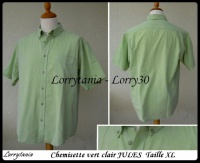 XL chemisette vert clair JULES 5 €