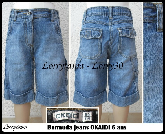 6A Bermuda OKAIDI 5 € jeans