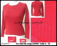 T38 T shirt rouge ESPRIT 5 €