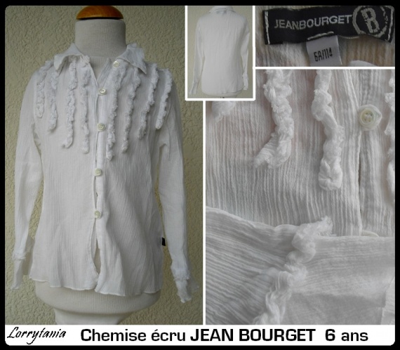 6A Chemise JEAN BOURGET 12 €