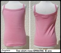 6A T shirt rose EFRATIS 2 €