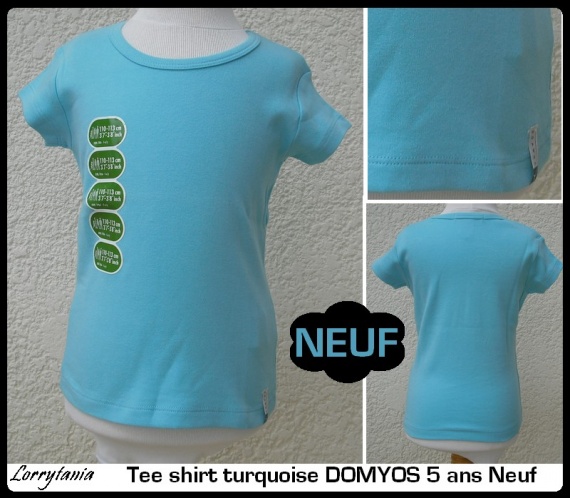 5A T shirt DOMYOS 3 € Neuf turquoise