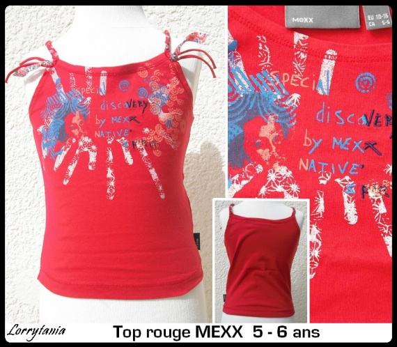 5A Top rouge MEXX 7 €