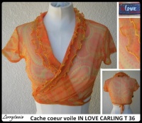 T36 Cache coeur IN LOVE CARLING 10 €