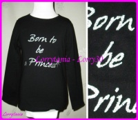 7A tee shirt noir BORN TO BE A PRINCESS 4 €