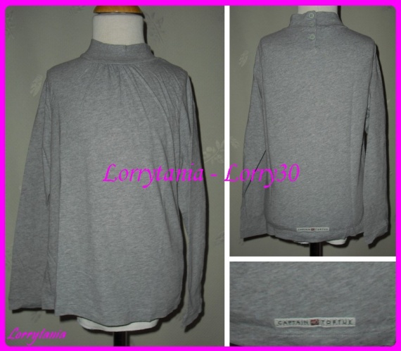 8A Tshirt gris CAPTAIN colmontant