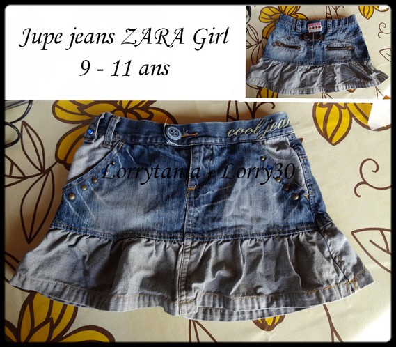 10A jupe jeans ZARA Girl 8 €