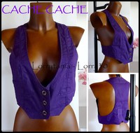 T4 Gilet violet CACHE CACHE